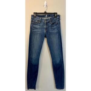 USA Made 7 For All Mankind Jeans Women's 27 The  Skinny Blue Pants